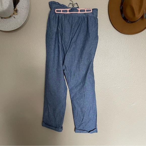 NWOT - BP - Chambray Jean Colored lightweight loose flowy pants trousers - Cute! - Picture 3 of 10